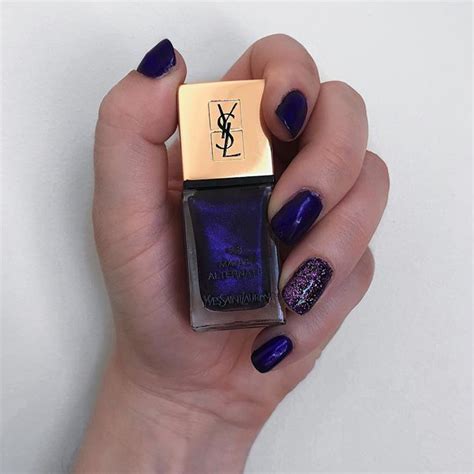 shineeyeshinynails: ysl mauve alternatif (yconic purple)